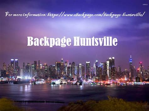 backpage huntsville al|BackPageLocals .